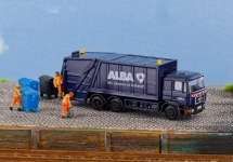 MiNis LC97002 - N - MiNiScene Müllabfuhr mit Figuren ALBA